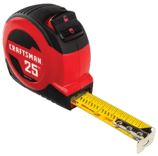 View of CRAFTSMAN Measuring: Short Tapes on white background