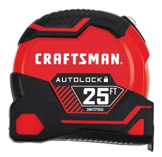 View of CRAFTSMAN Measuring: Short Tapes on white background