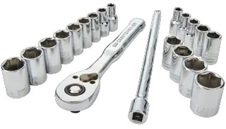 CRAFTSMAN 20 piece Low Profile 1/4" Drive Mechanics Set view 1
