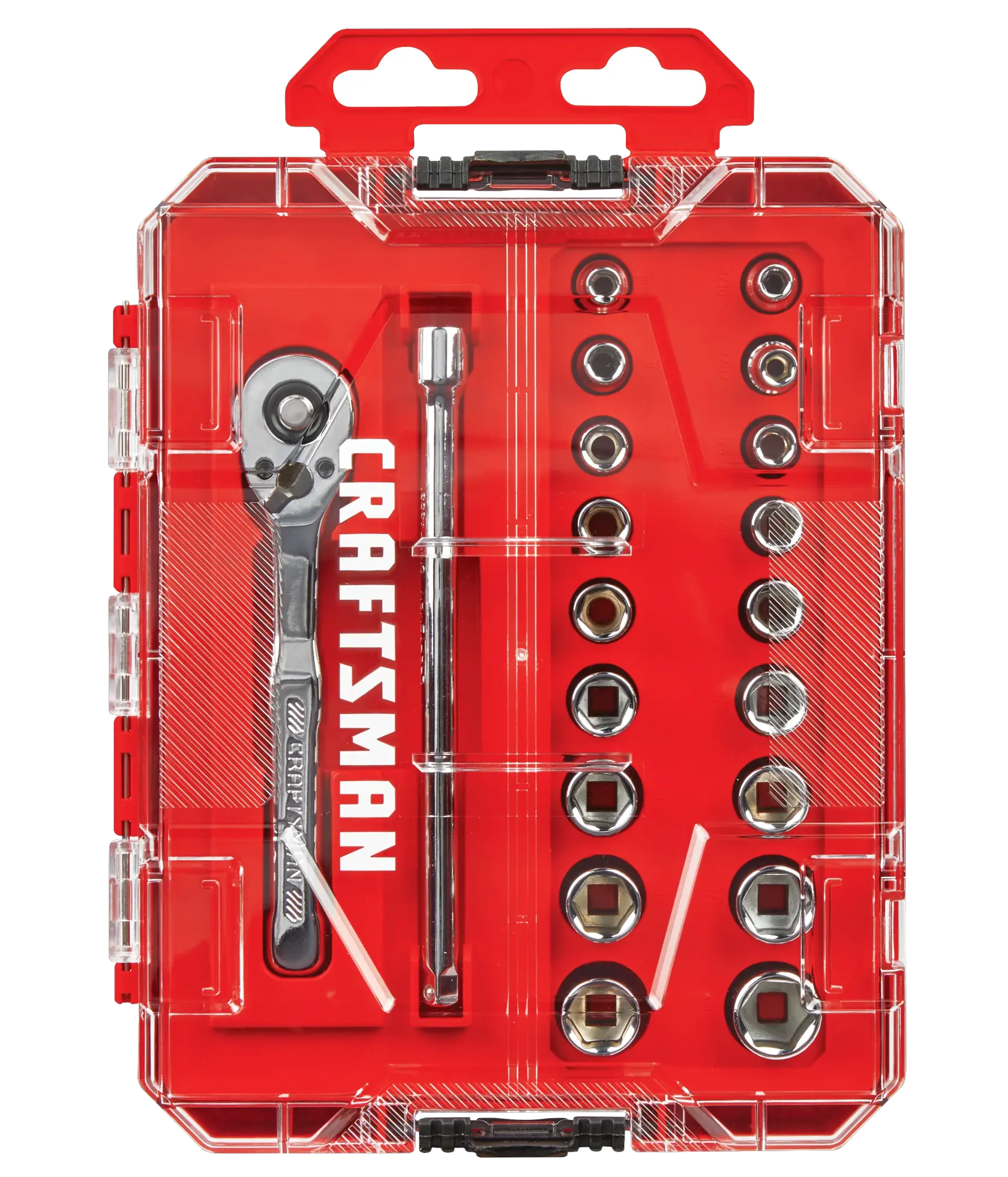 CRAFTSMAN 20 piece Low Profile 1/4" Drive Mechanics Set in case