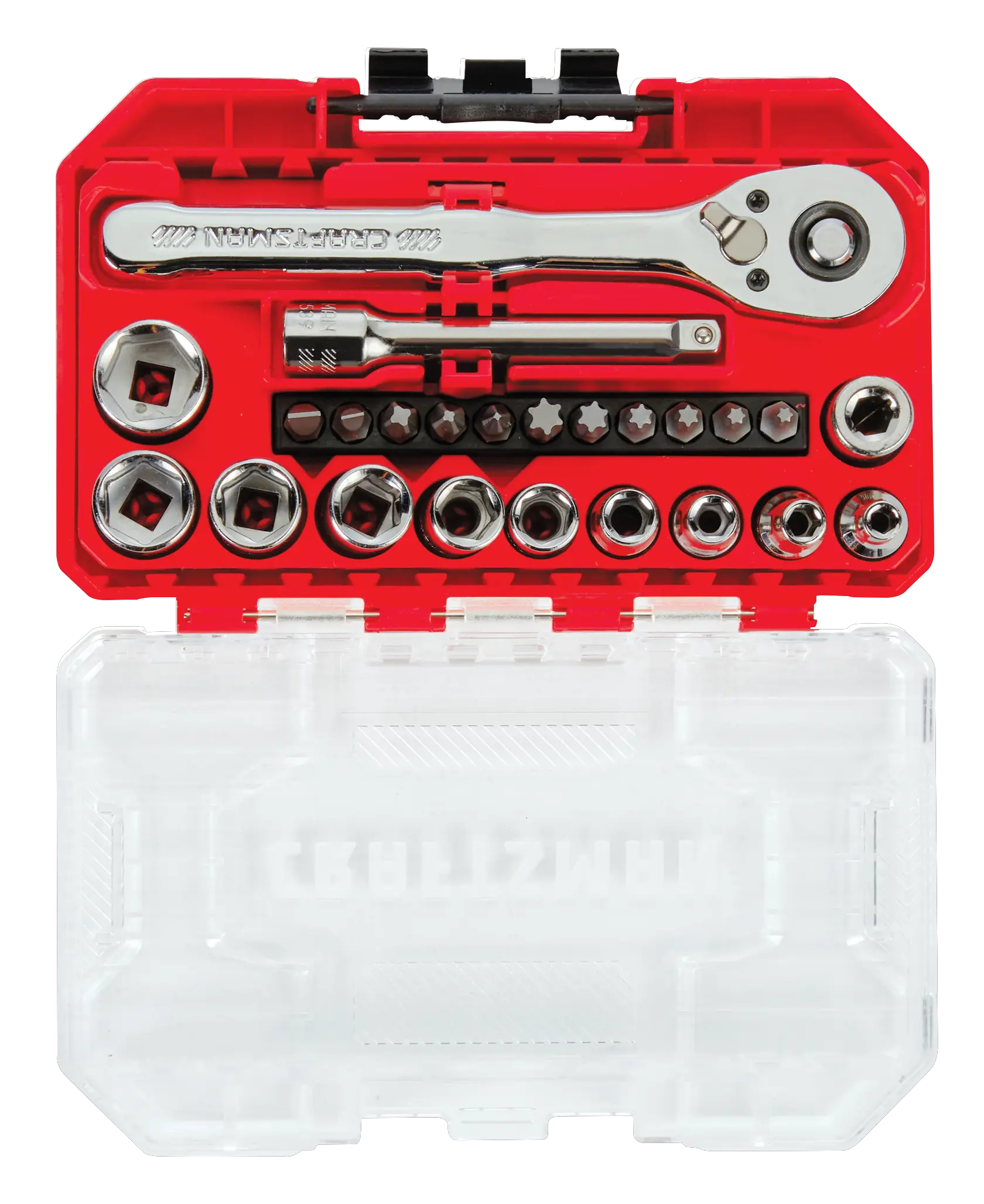 CRAFTSMAN Low Profile 24PC 1/4IN DR Nano Mech Set SAE LOW PRO view 3