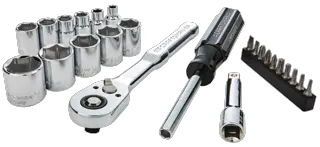 CRAFTSMAN Low Profile 24PC 3/8IN DR Nano Mech Set SAE view 1