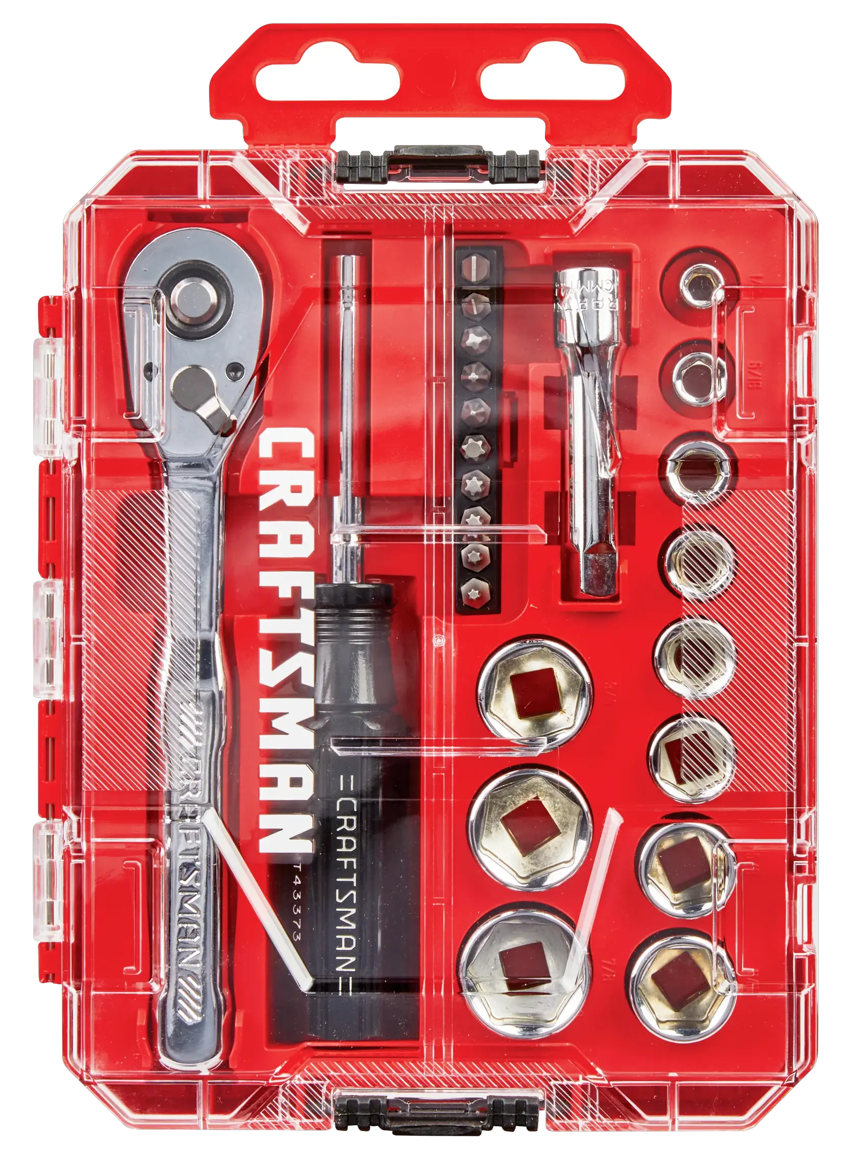 CRAFTSMAN Low Profile 24PC 3/8IN DR Nano Mech Set SAE view 2