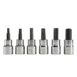 View of CRAFTSMAN Sockets: Hex on white background