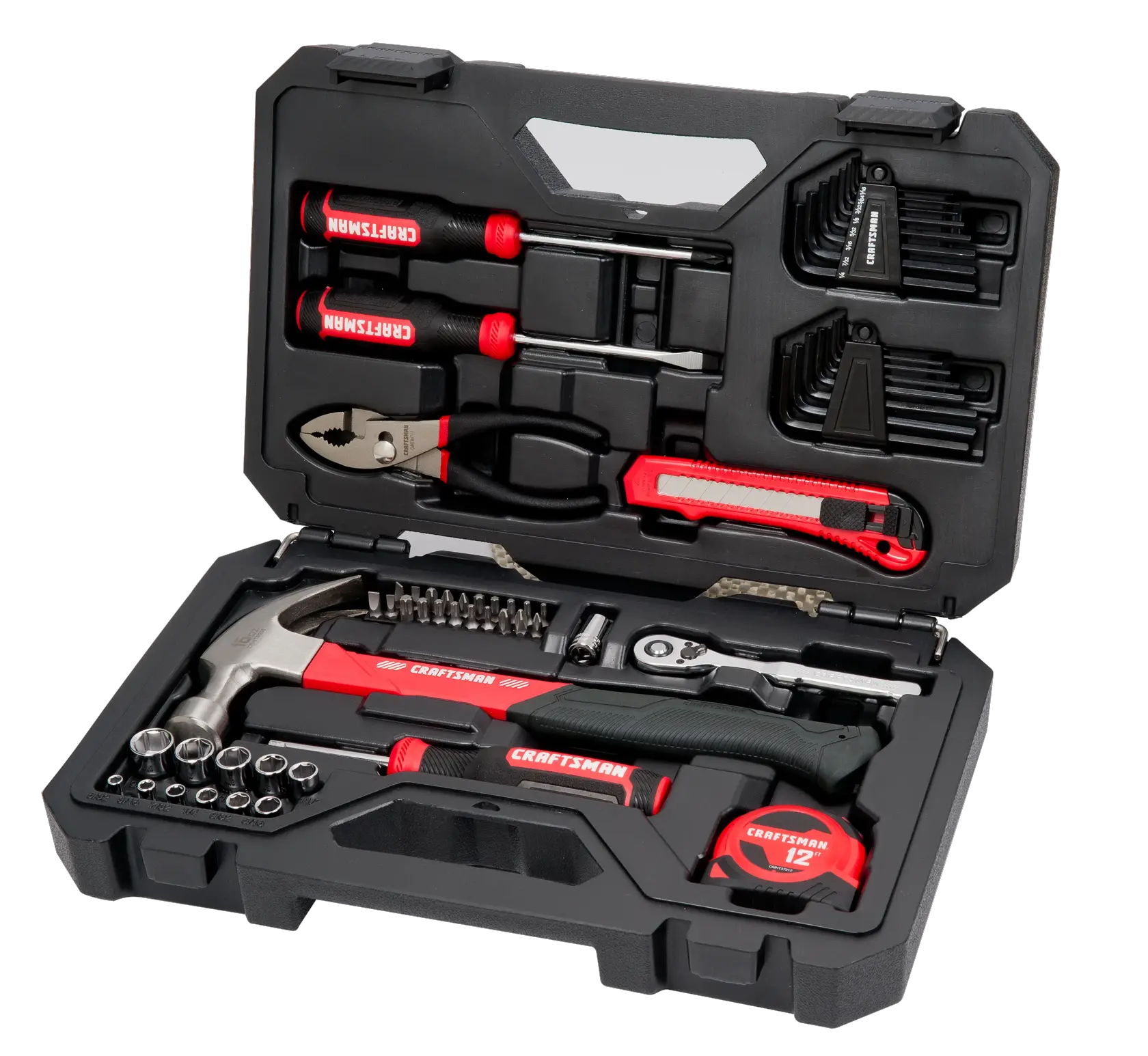 CRAFTSMAN 57 Piece Mechanics Tool Set in case