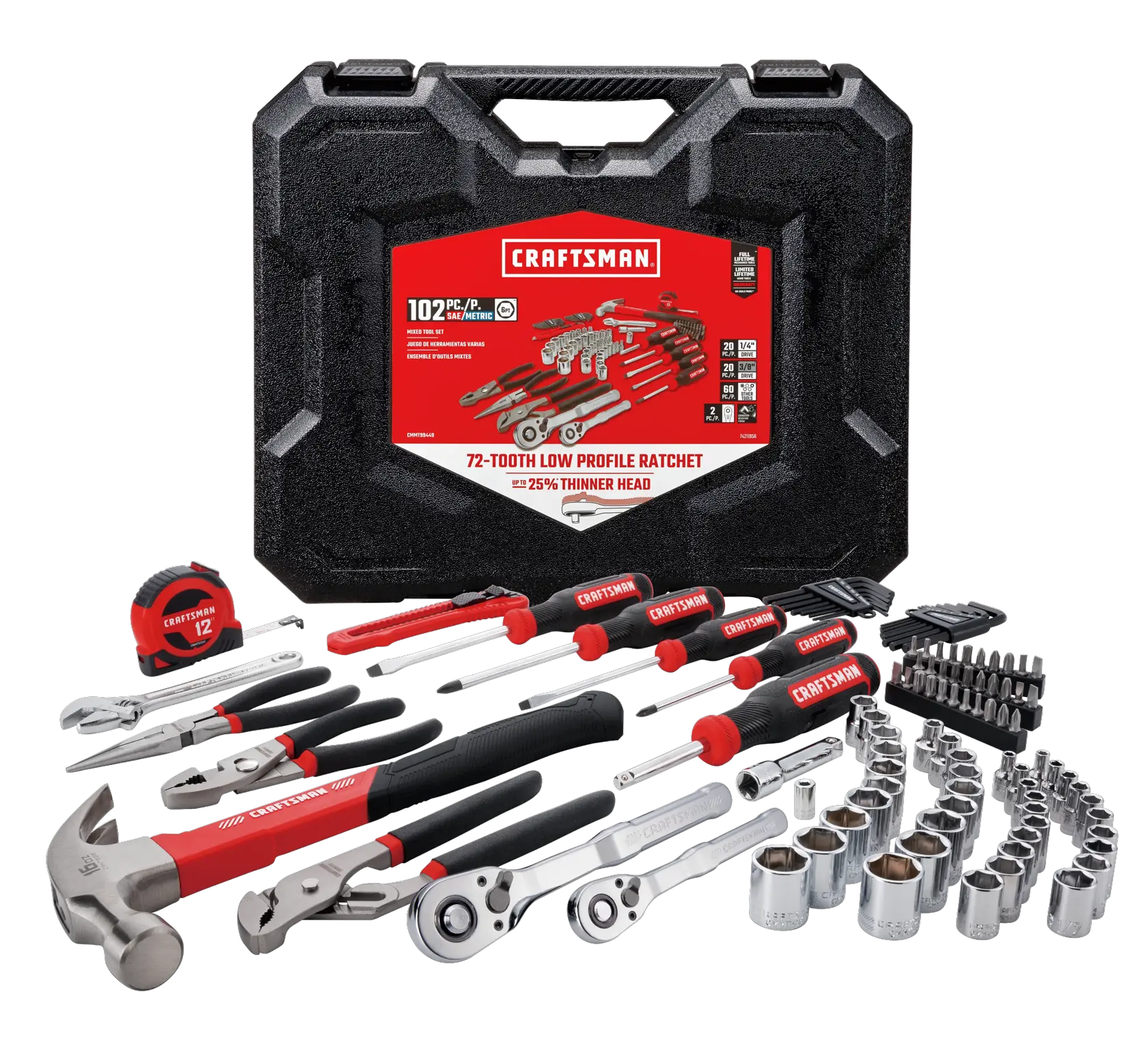 Mixed Mechanics Tool Set (102-Piece)