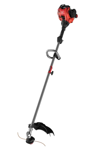 W S 2200 weedwacker 25 C C 2 cycle 17 inch attachment capable straight shaft gas trimmer.