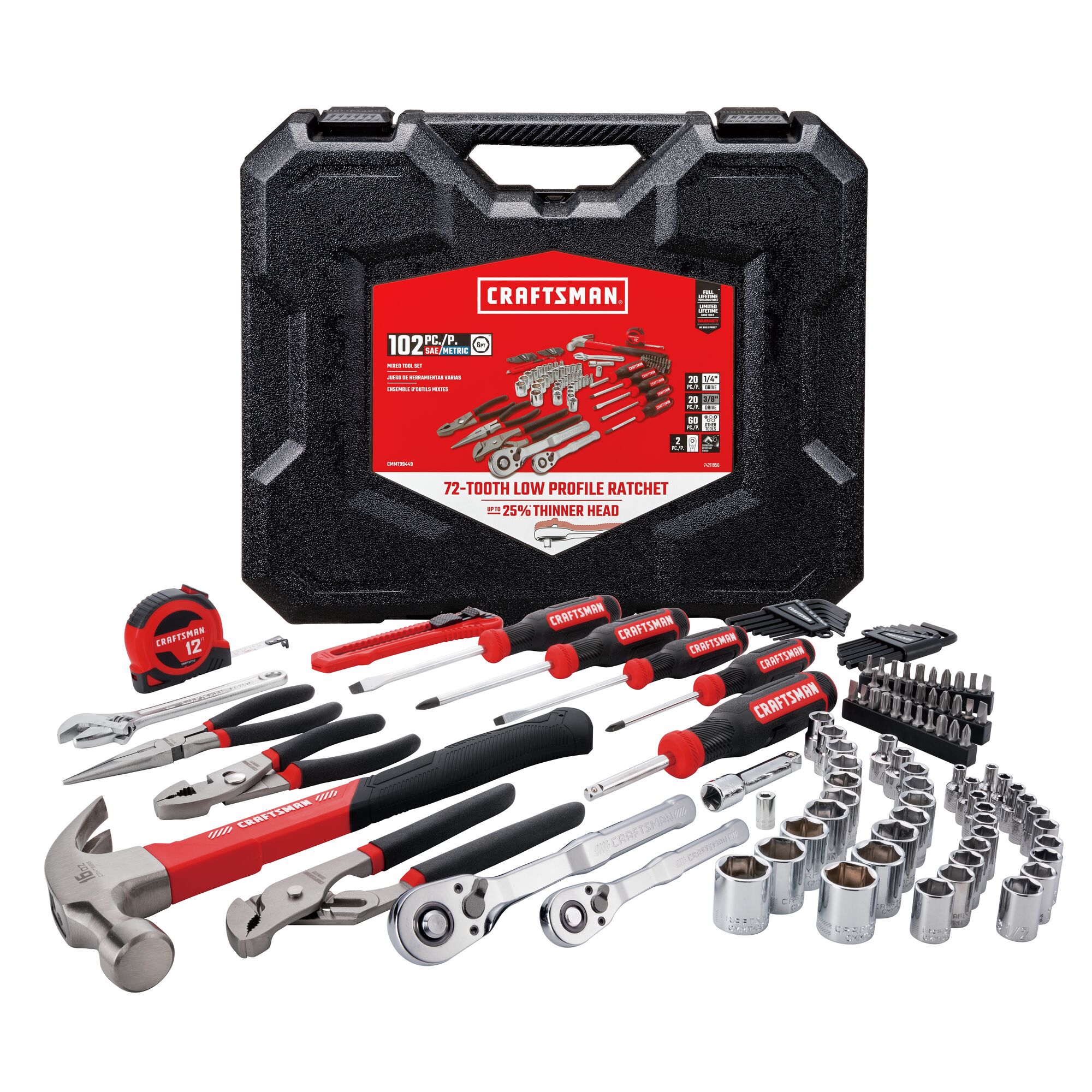 Mixed Mechanics Tool Set (102-Piece)