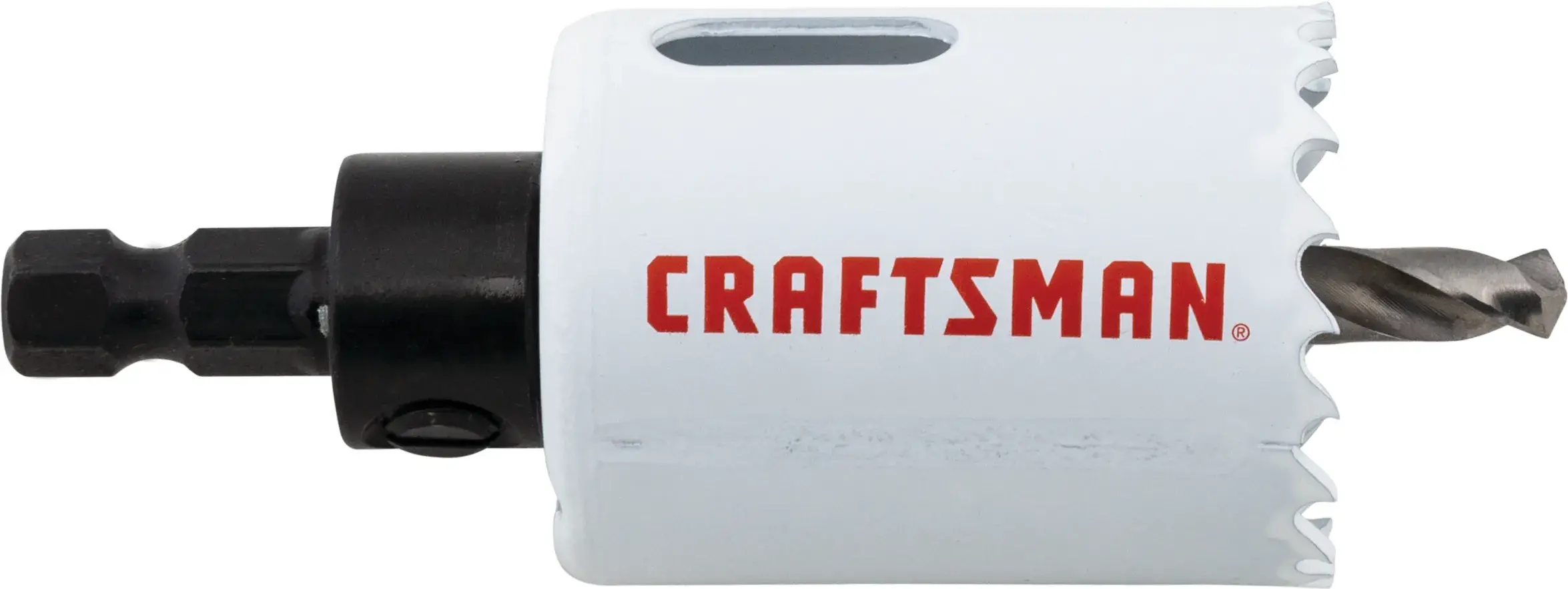 View of CRAFTSMAN Hole Saws on white background