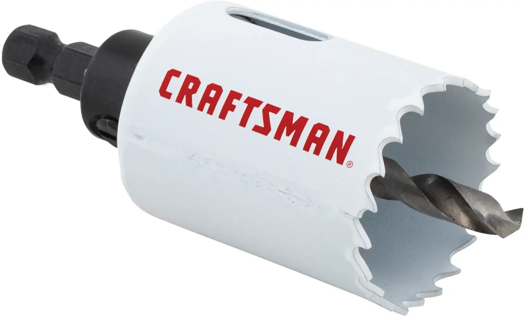 View of CRAFTSMAN Hole Saws on white background