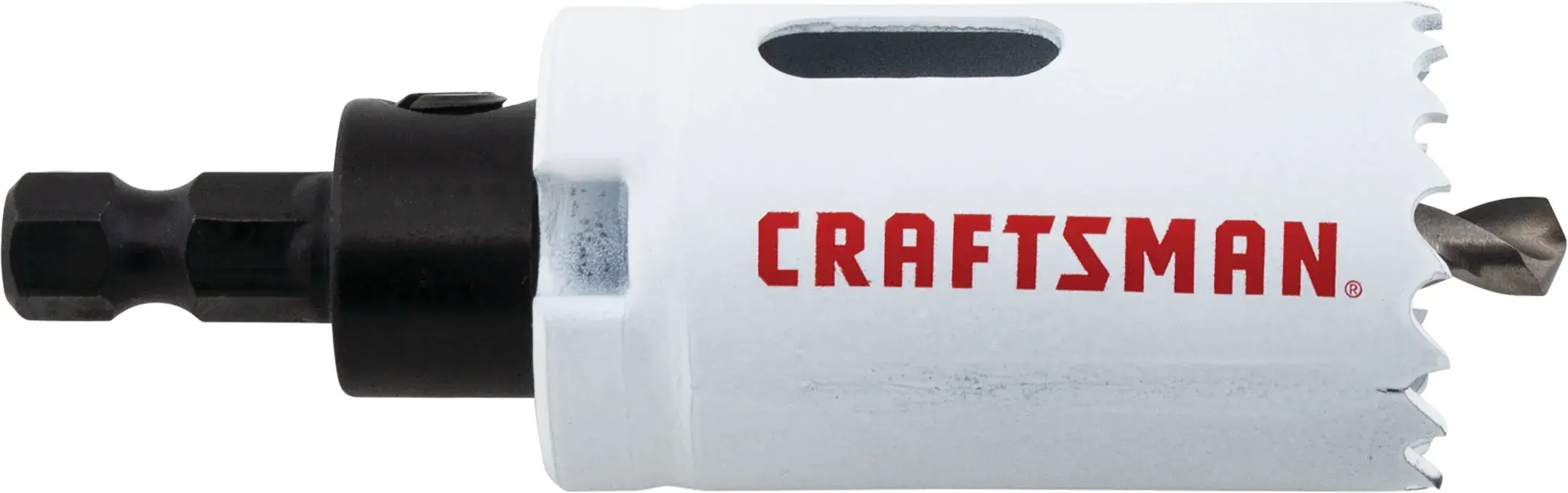 View of CRAFTSMAN Hole Saws on white background