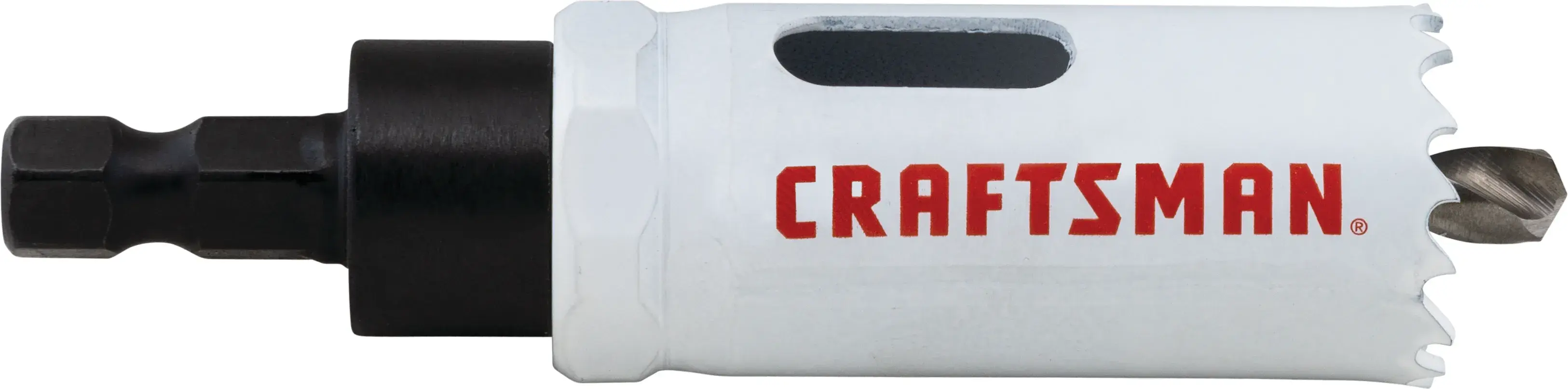 View of CRAFTSMAN Hole Saws on white background