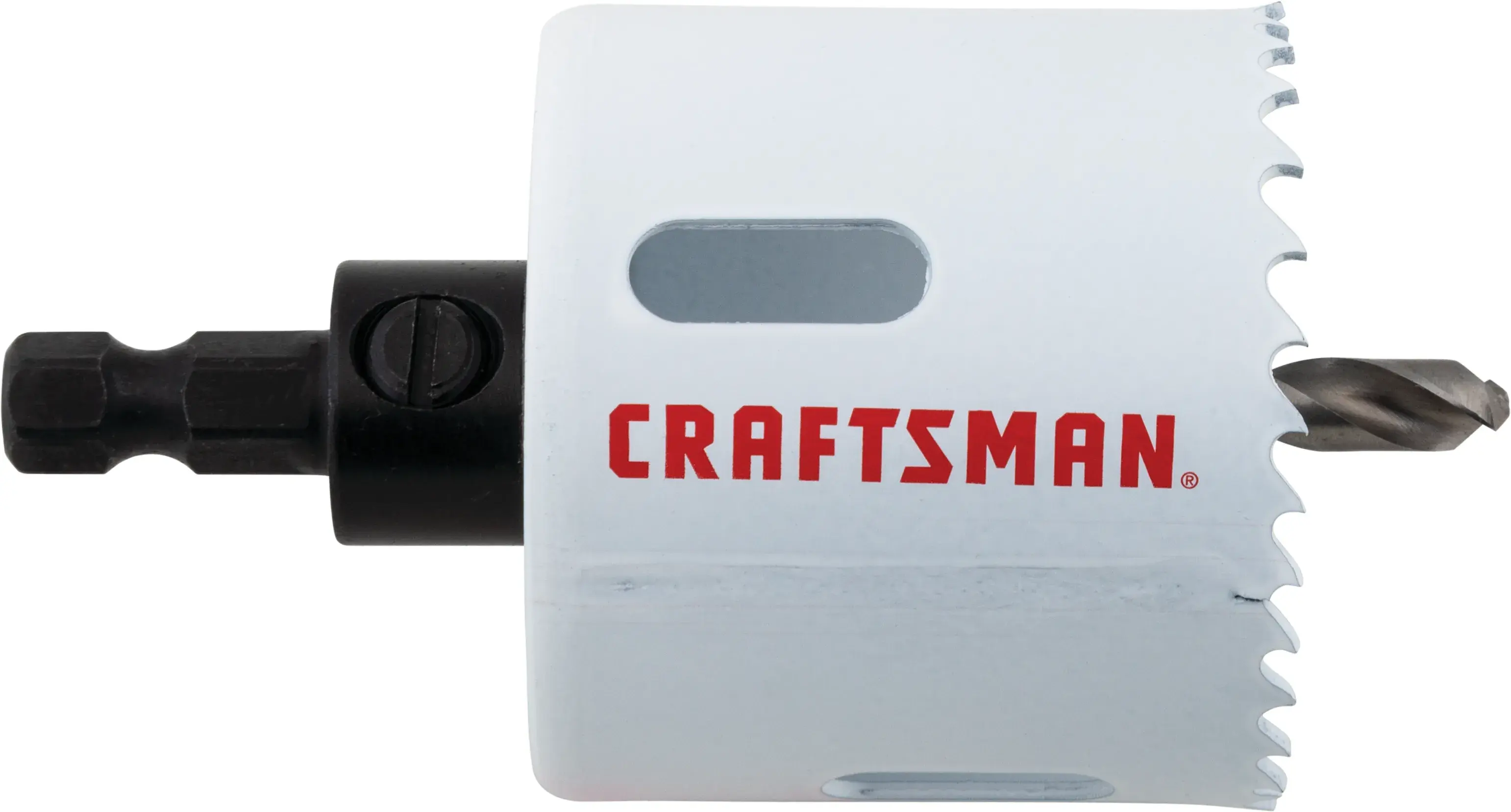 View of CRAFTSMAN Hole Saws on white background
