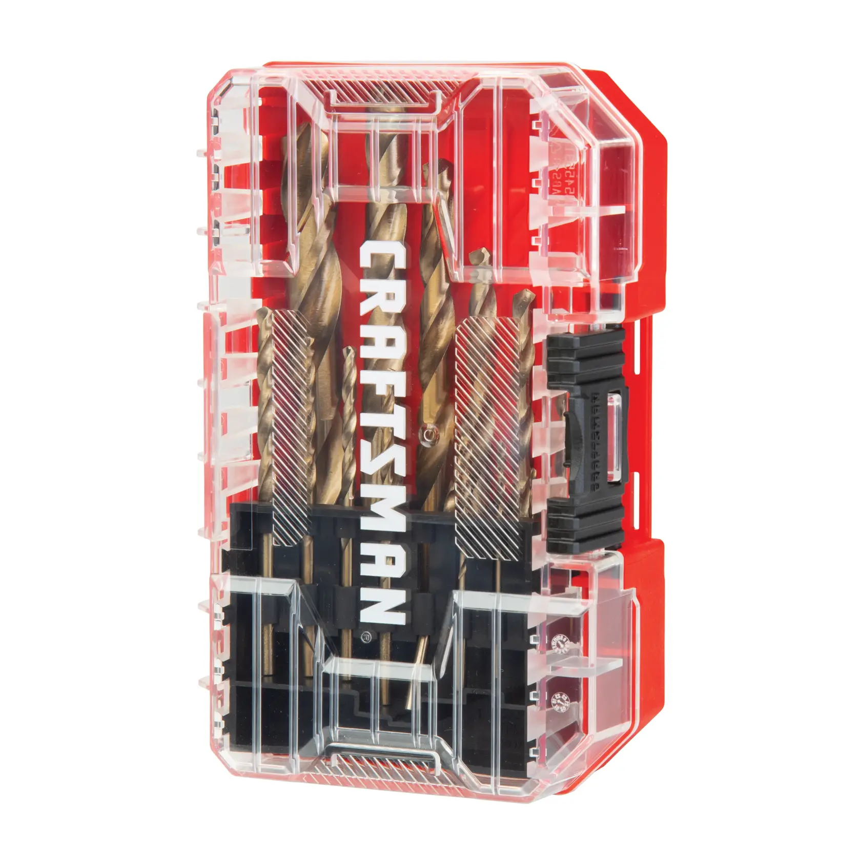 Craftsman drill bit set CMAF122PCSB white background beauty shot front angle