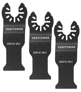 View of CRAFTSMAN Blades: Oscillating Tools on white background