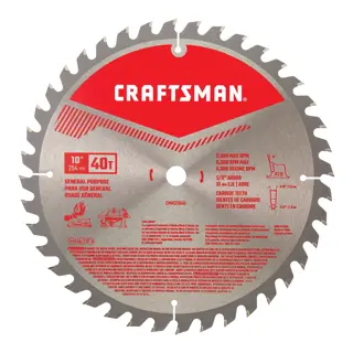 View of CRAFTSMAN Blades: Table Saw on white background