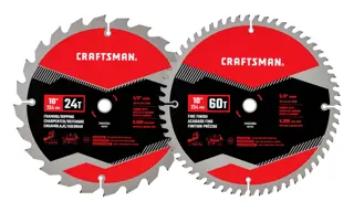 2 pack 10 inch saw blade combo.