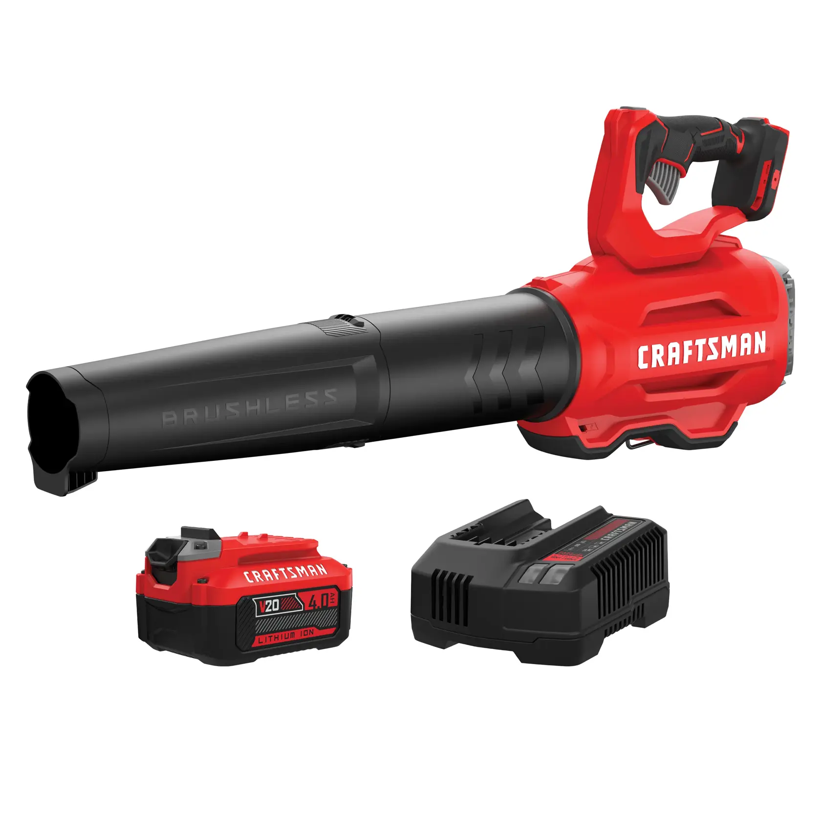 CRAFTSMAN Ensemble Pour Souffleur Sans Fil À Hélice Axiale Et Moteur Sans Balai V20* (4 Ah)