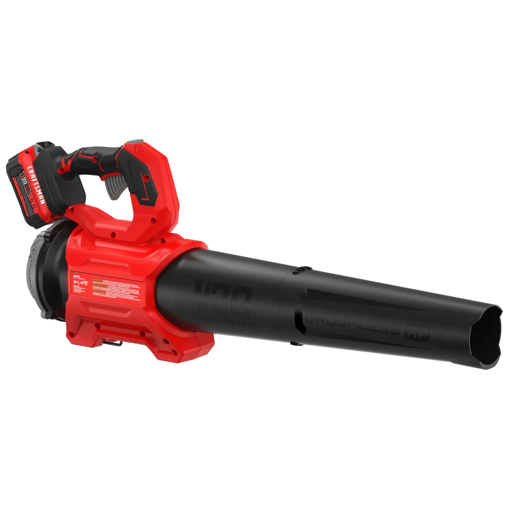 Souffleur sans balai BRUSHLESS RP™ à hélice axiale V20* avec batterie de 5 Ah et chargeur