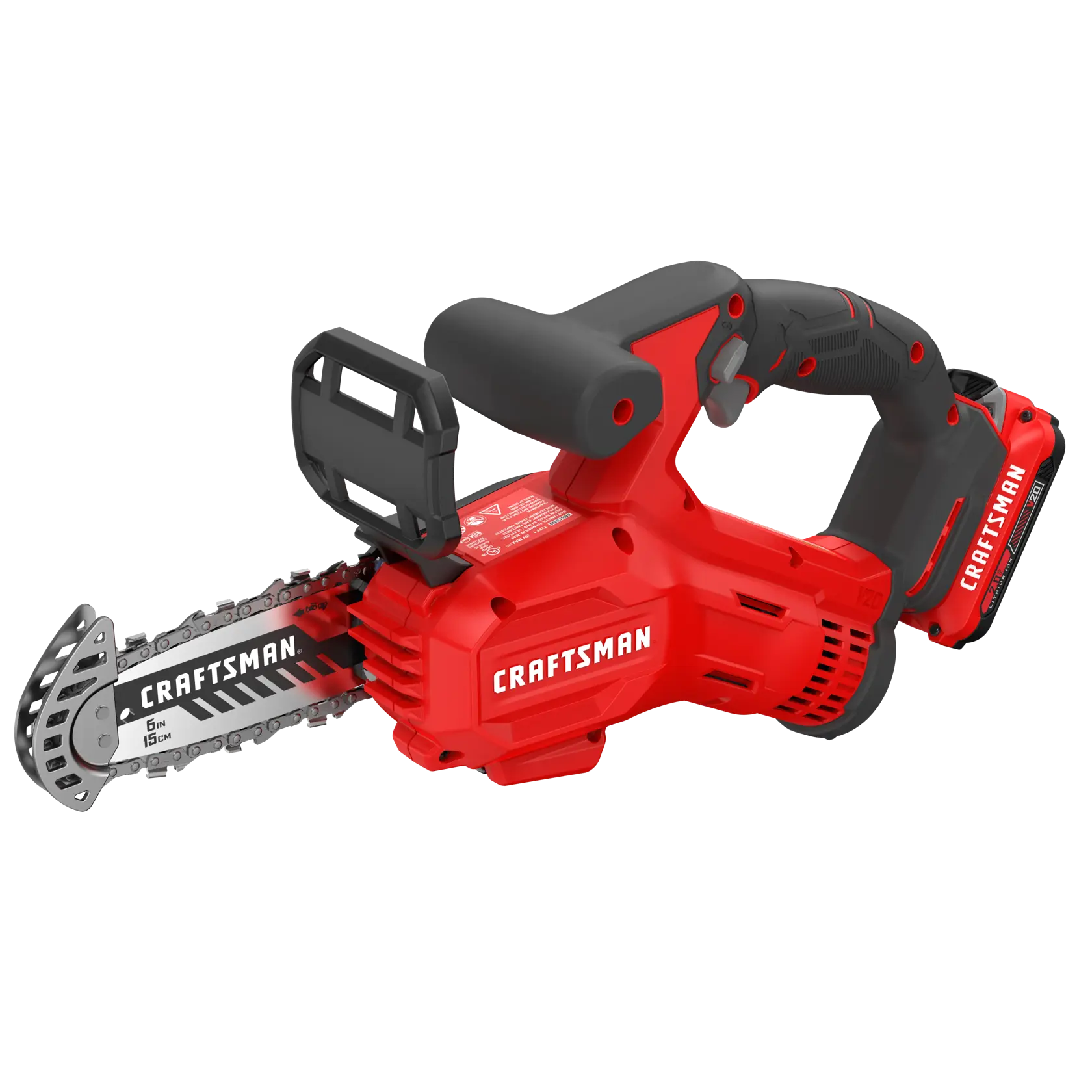 V20 Cordless Pruning Chainsaw on white background