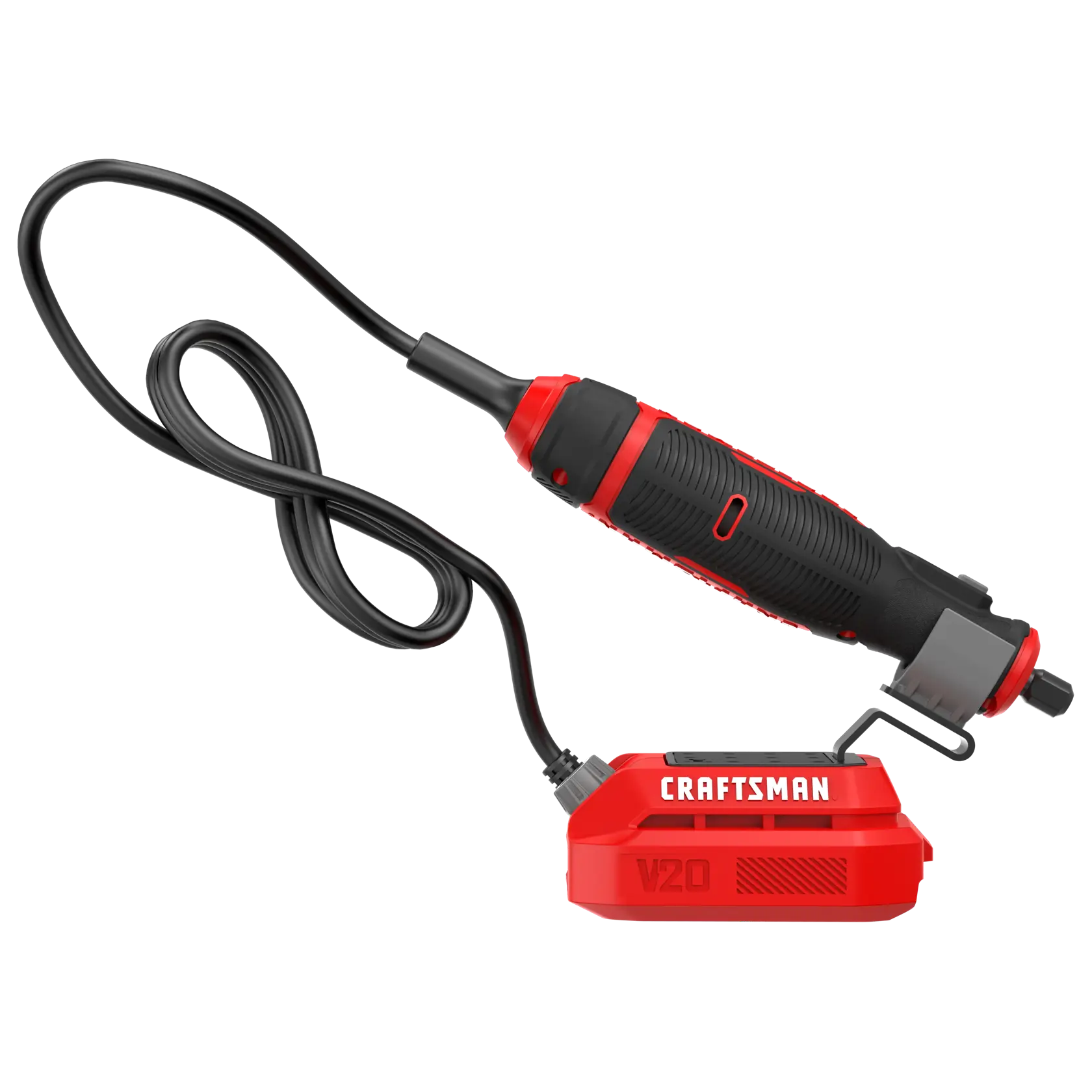 Right profile of cordless rotary tool.