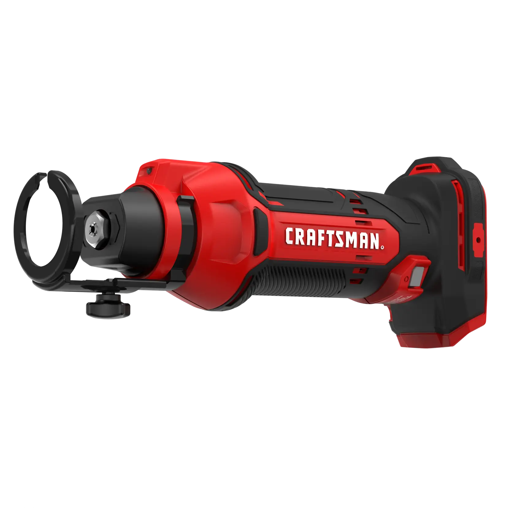 View of CRAFTSMAN Angle Grinder on white background