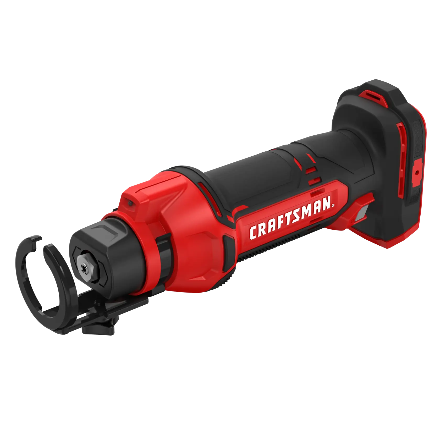 View of CRAFTSMAN Angle Grinder on white background