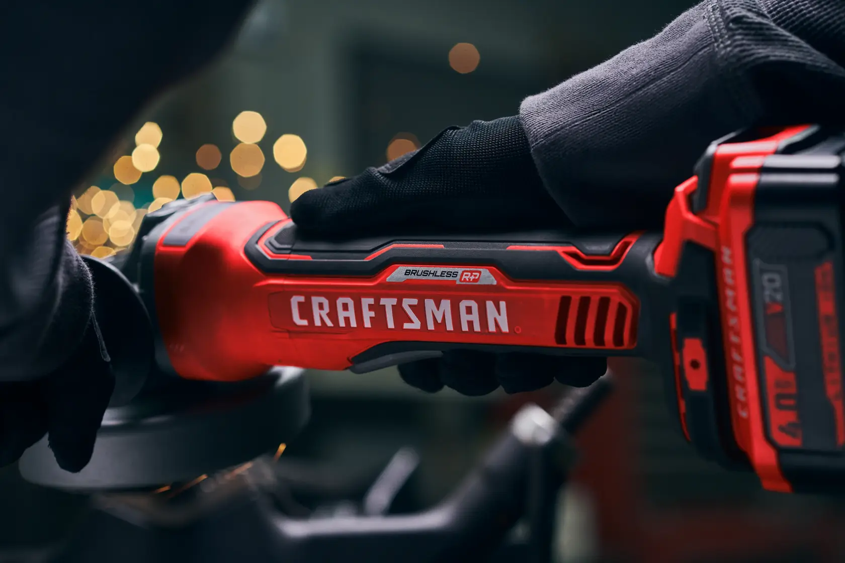 View of CRAFTSMAN Grinders  being used by consumer