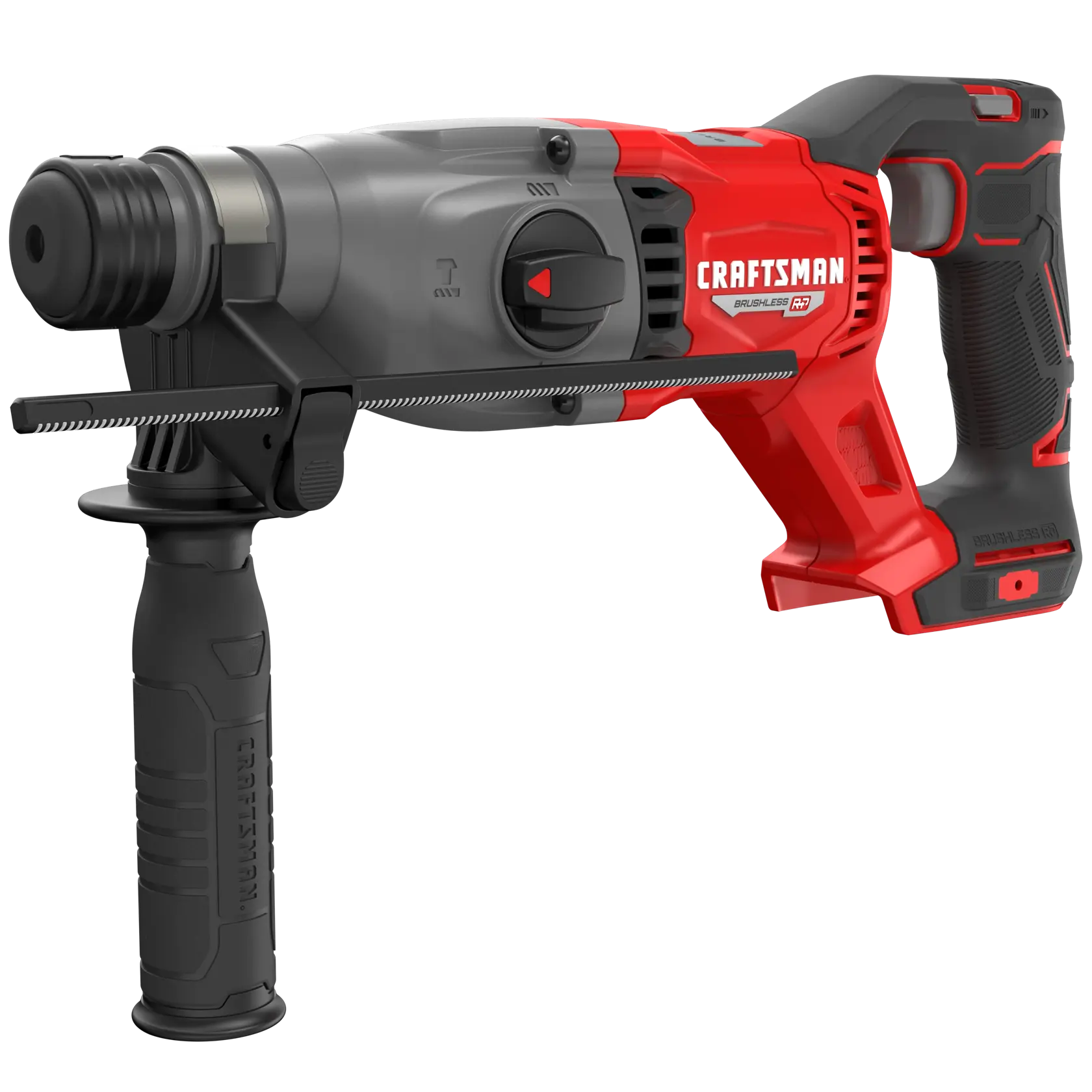 View of CRAFTSMAN Rotary Hammer on white background