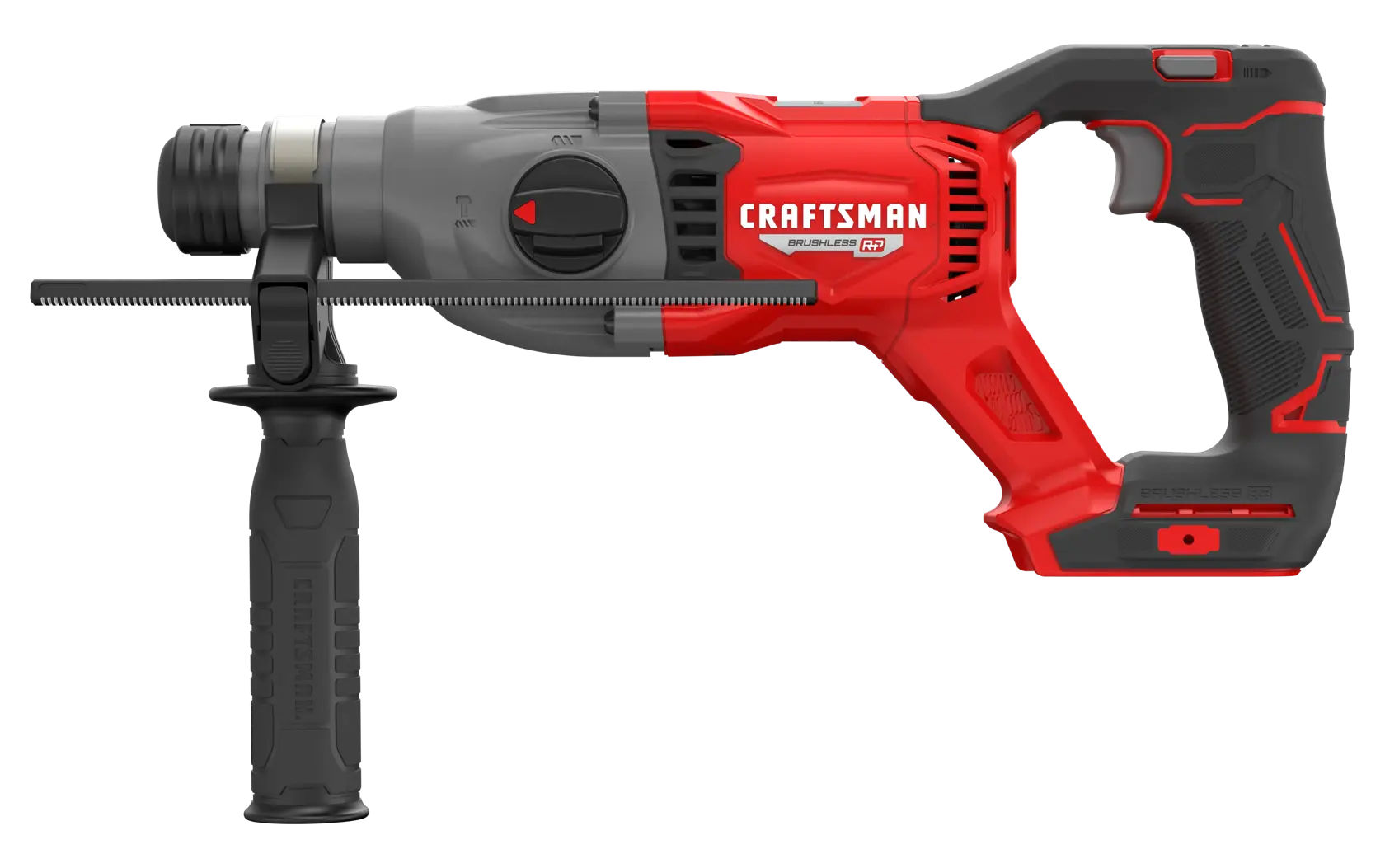 View of CRAFTSMAN Rotary Hammer on white background
