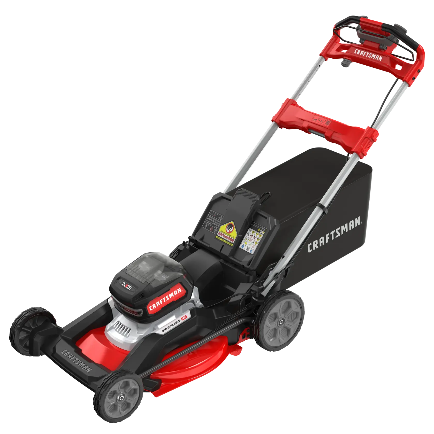 CRAFTSMAN 2xV20 BRUSHLESS RP Walk-behind Right Profile Top Down Angle