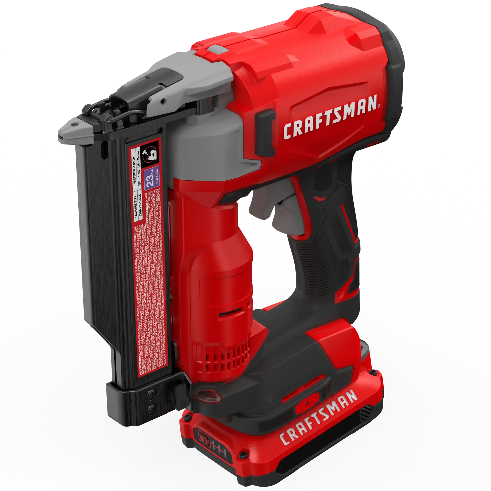View of CRAFTSMAN Nailer: Pin on white background