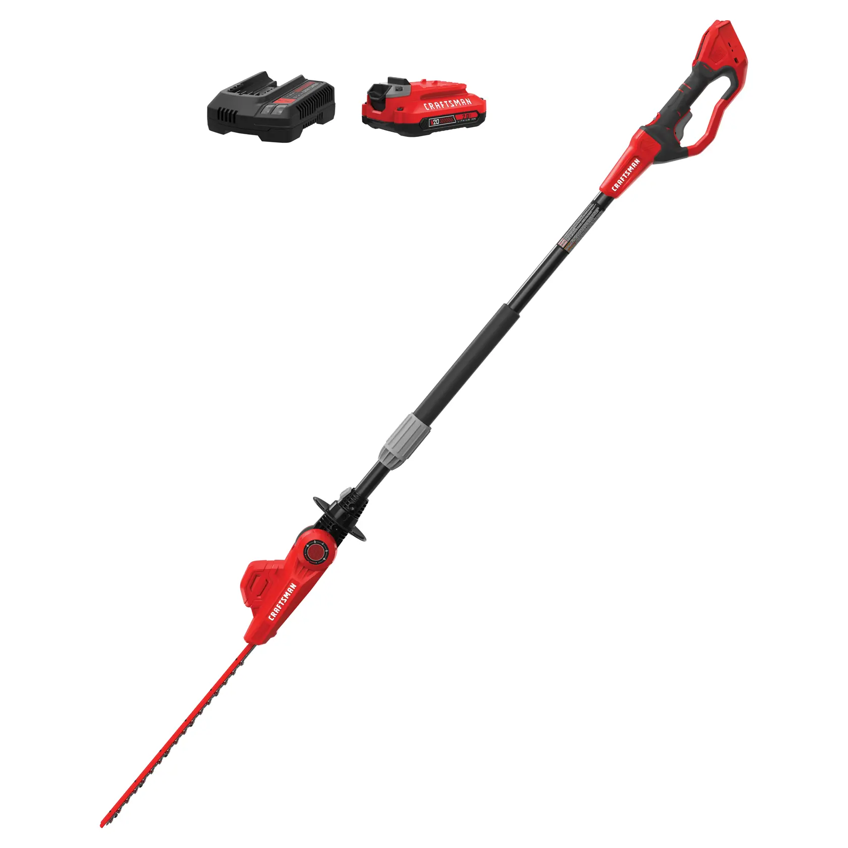 CRAFTSMAN Ensemble Pour Taille-haie Télescopique De 18 po Sans Fil V20* (2 Ah)