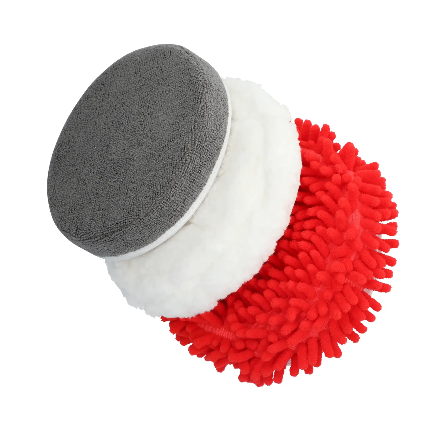 CRAFTSMAN CMCPSMFB V20 Powered Scrubber Microfiber Brush Set 3/4 away view.