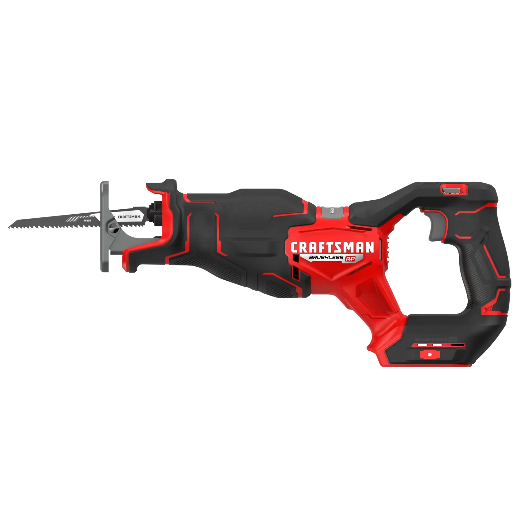 View of CRAFTSMAN Reciprocating Saw on white background