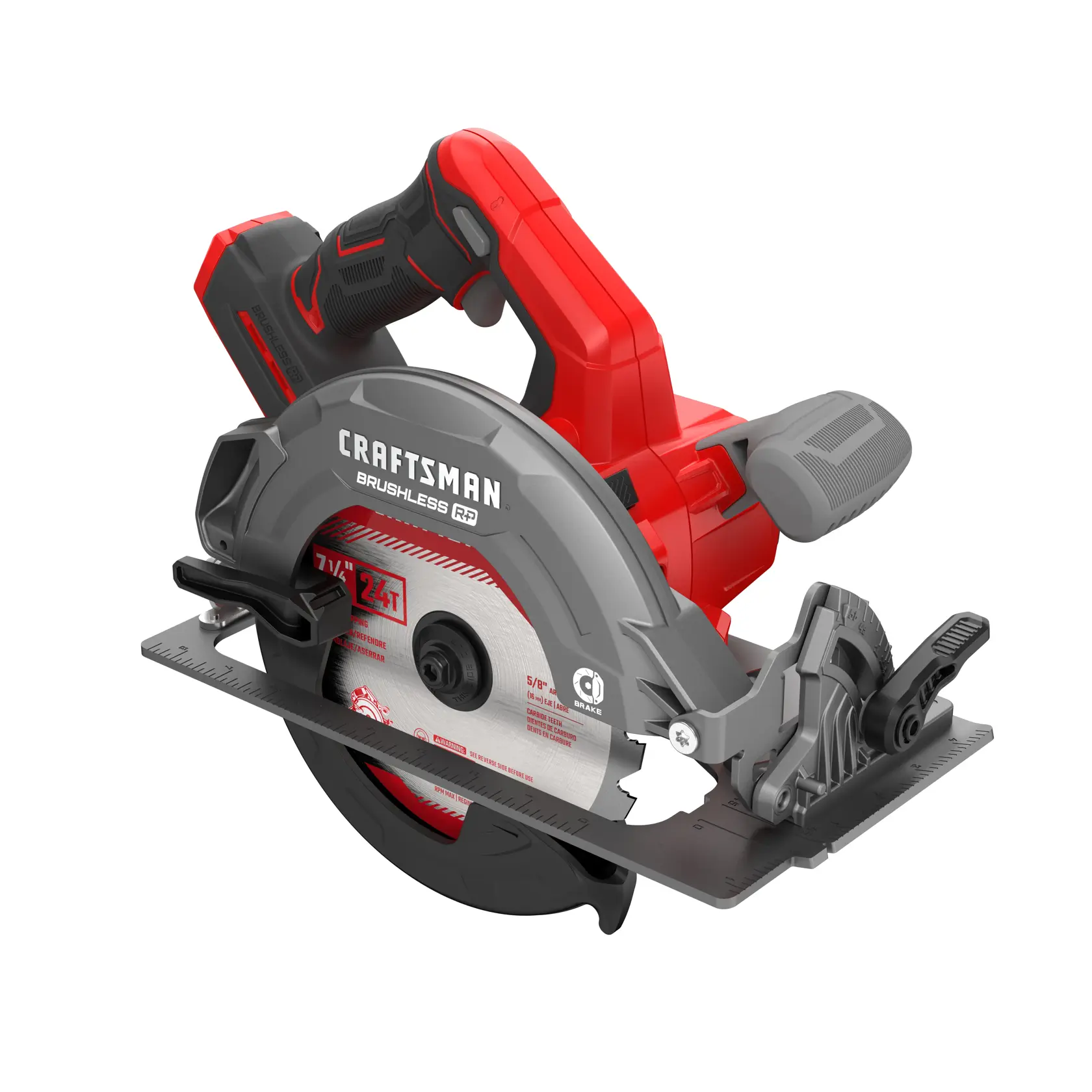 View of CRAFTSMAN Circular Saws on white background