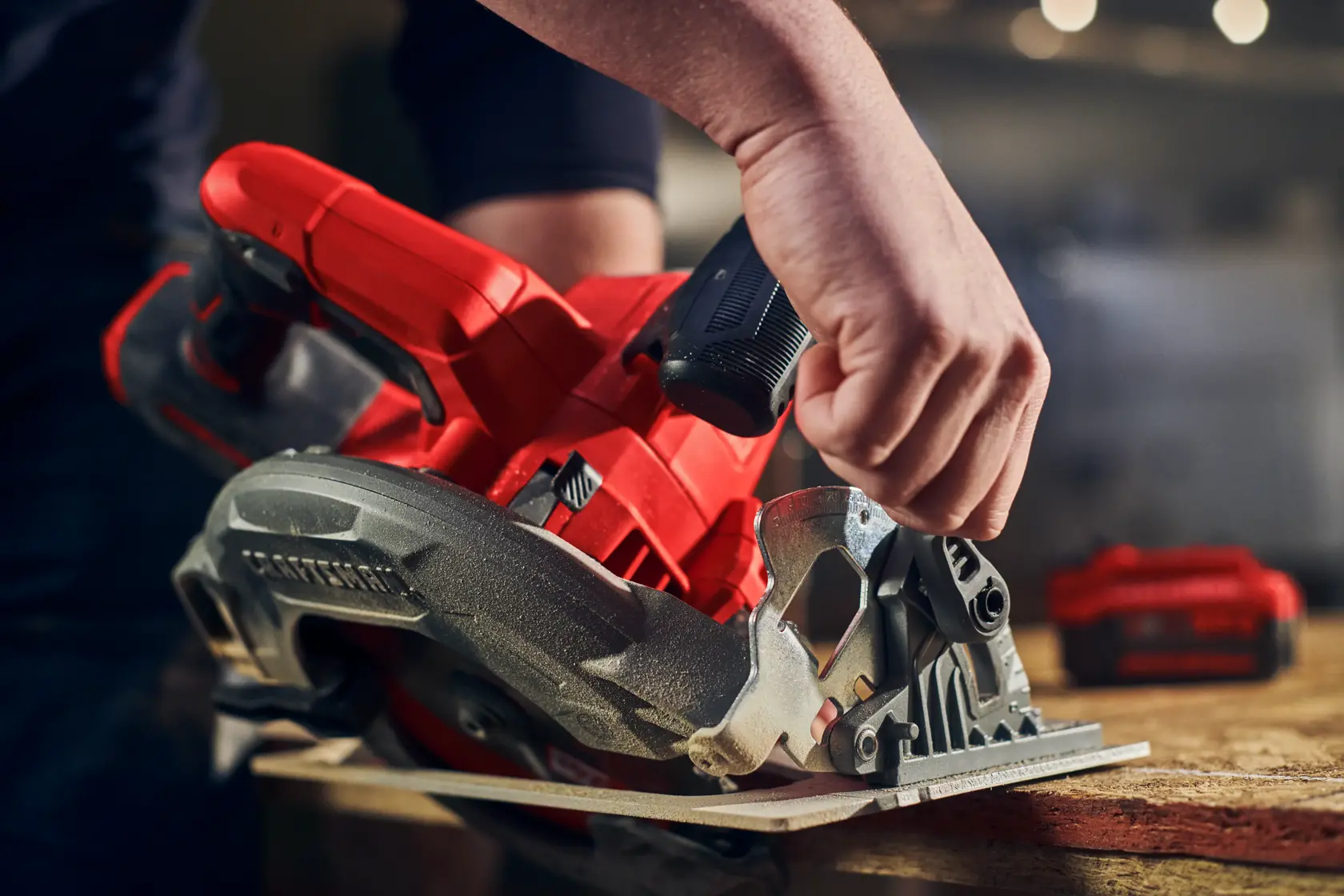 View of CRAFTSMAN Circular Saws being used by consumer