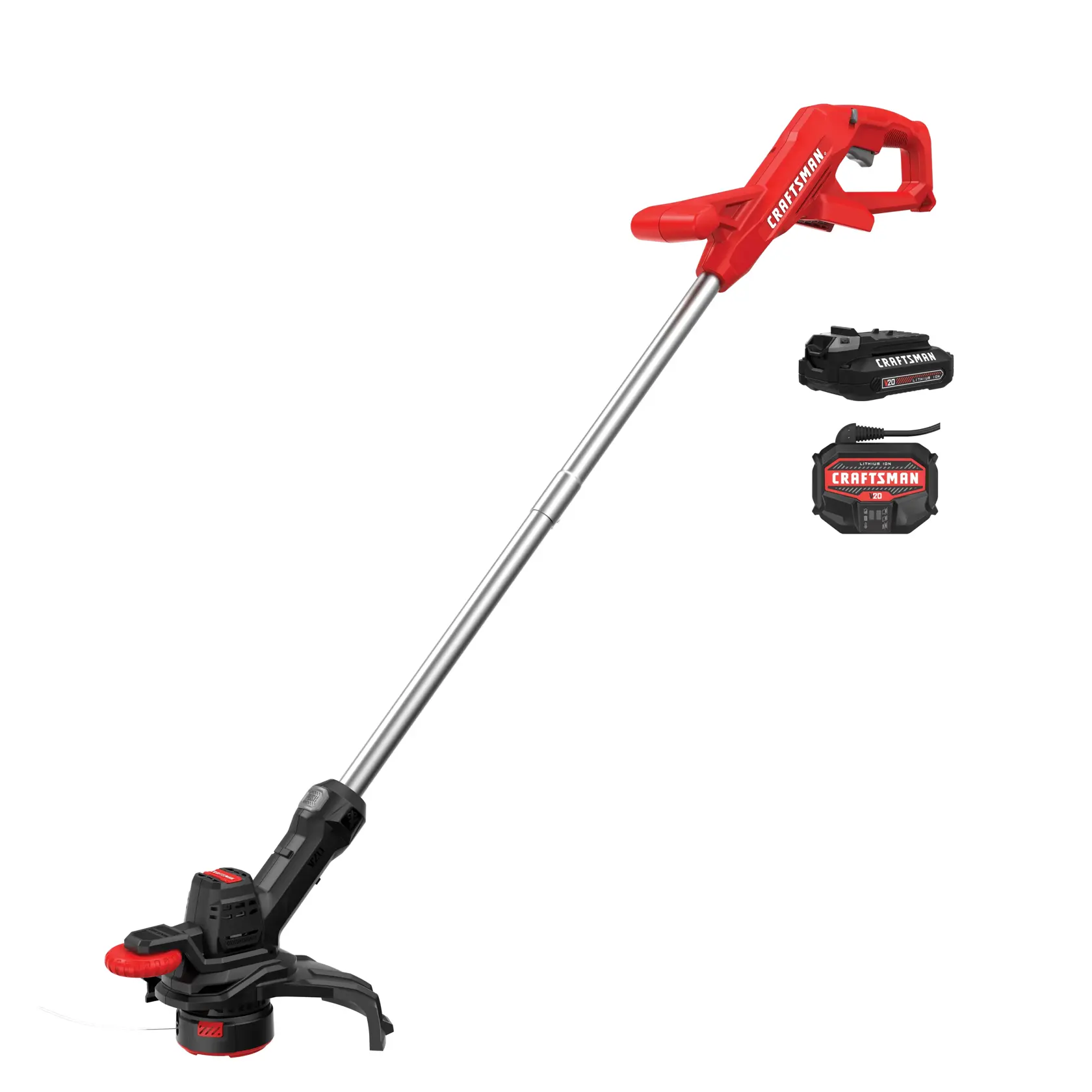 Kit Image of CRAFTSMAN V20 Cordless 10 inch Weedwacker String Trimmer and Edger