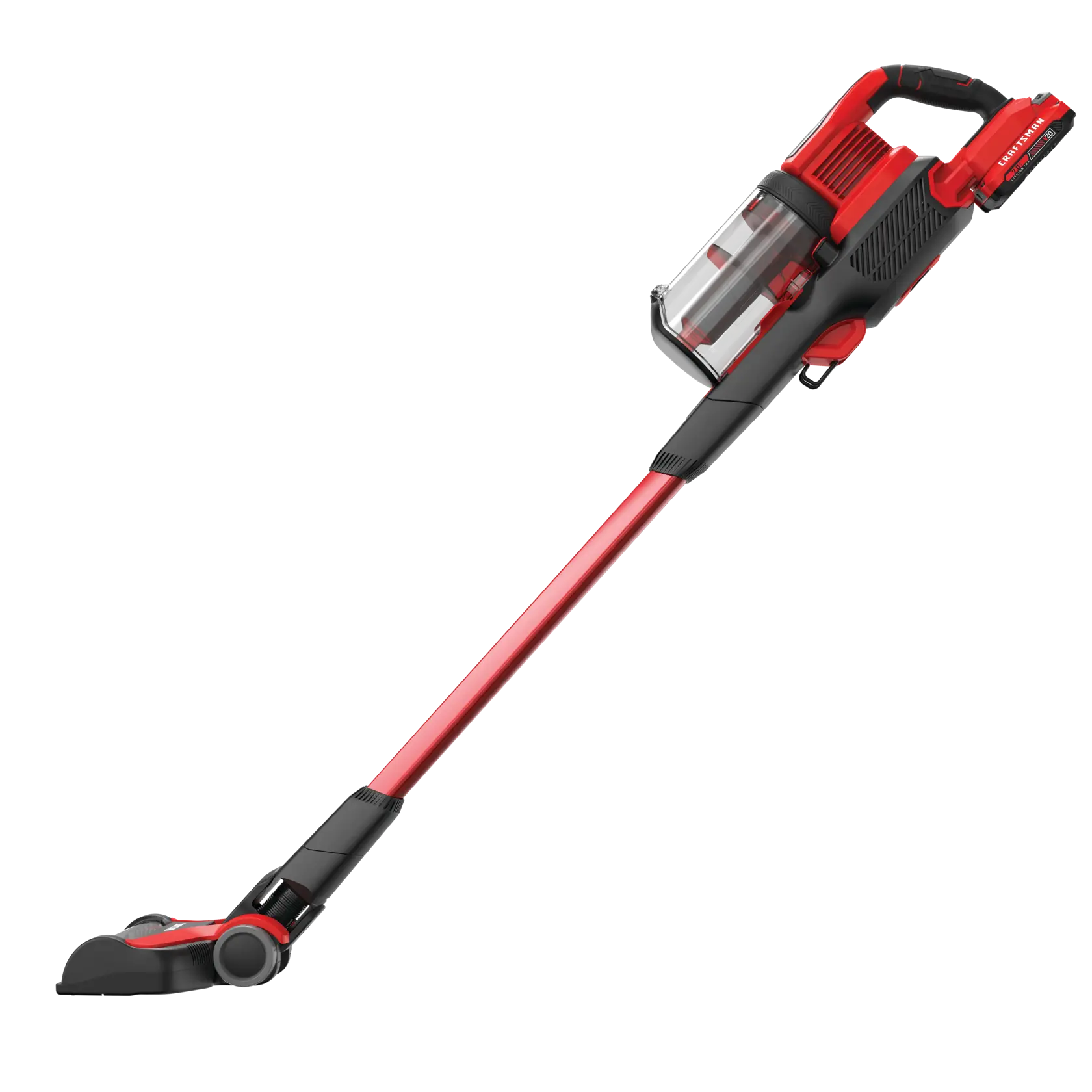 Craftsman stick vacuum CMCVS800D1 white background beauty shot side angle
