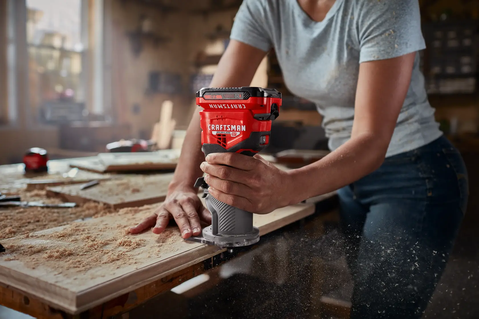 Toupie à base fixe BRUSHLESS RP™ V20* (outil seulement)