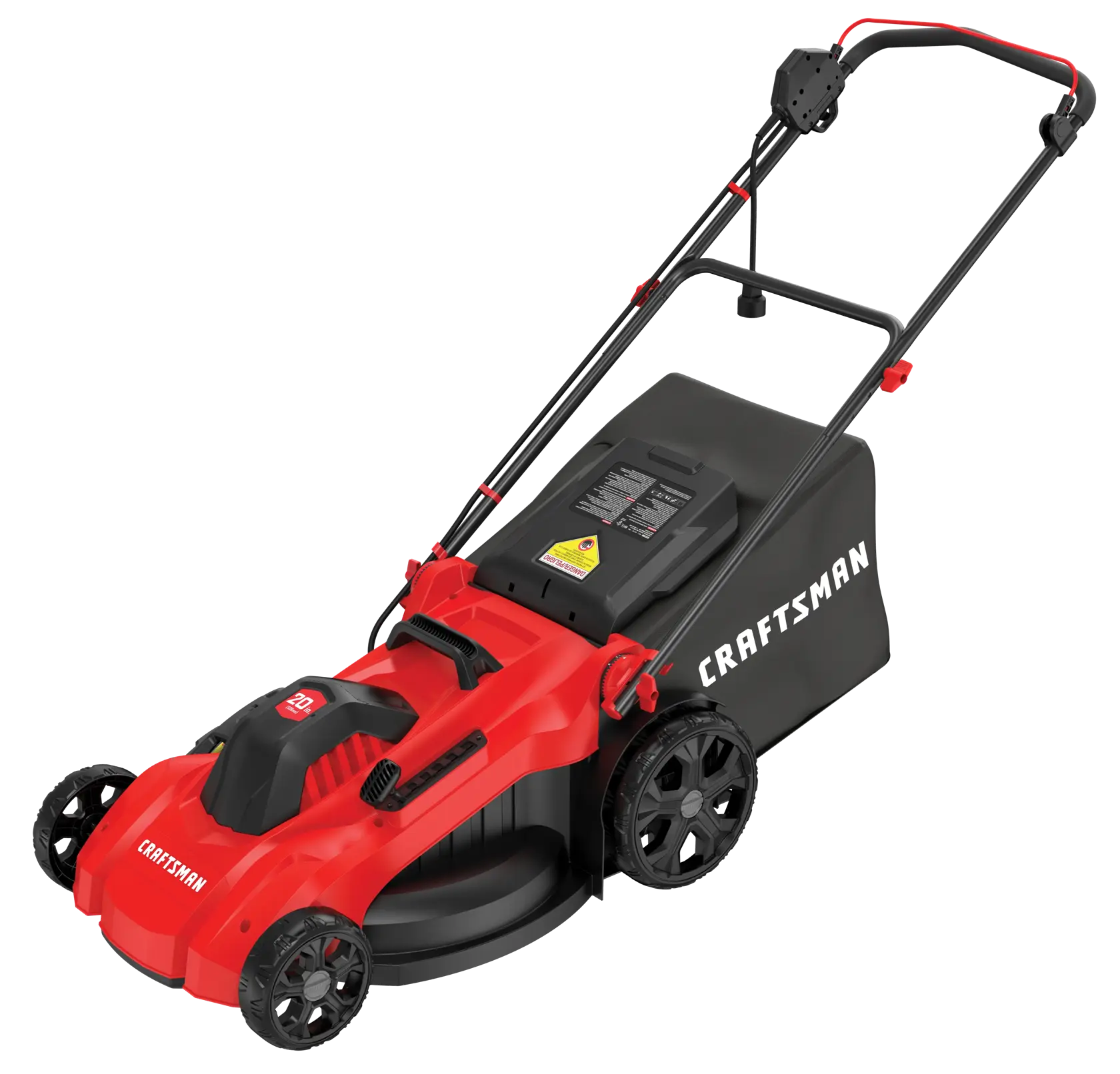 CRAFTSMAN Tondeuse Électrique 3 en 1 De 20 po Avec Moteur 13 a