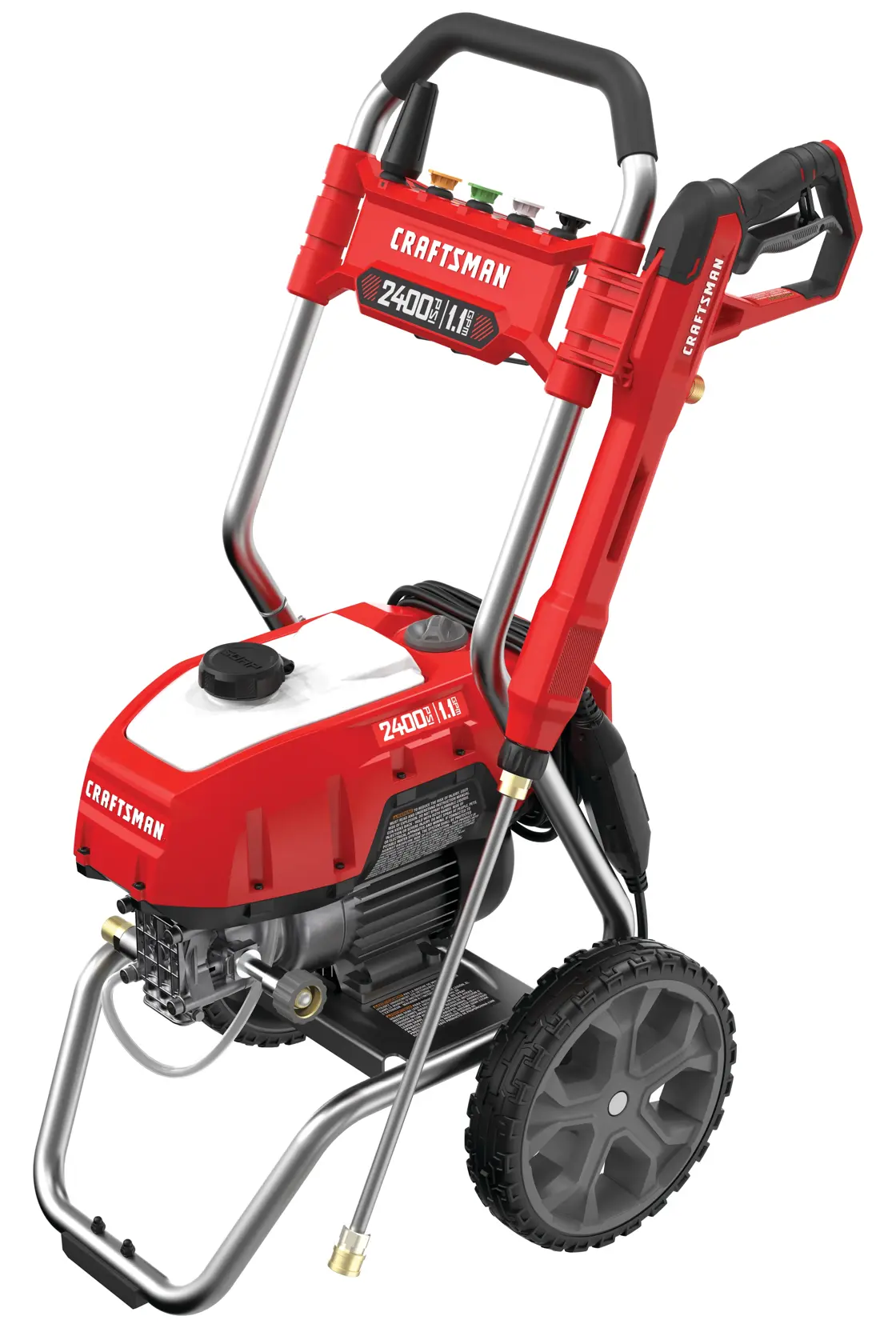 CRAFTSMAN 2,400 Psi 1.1 Gpm Corded Electric Cold Water Pressure Washer