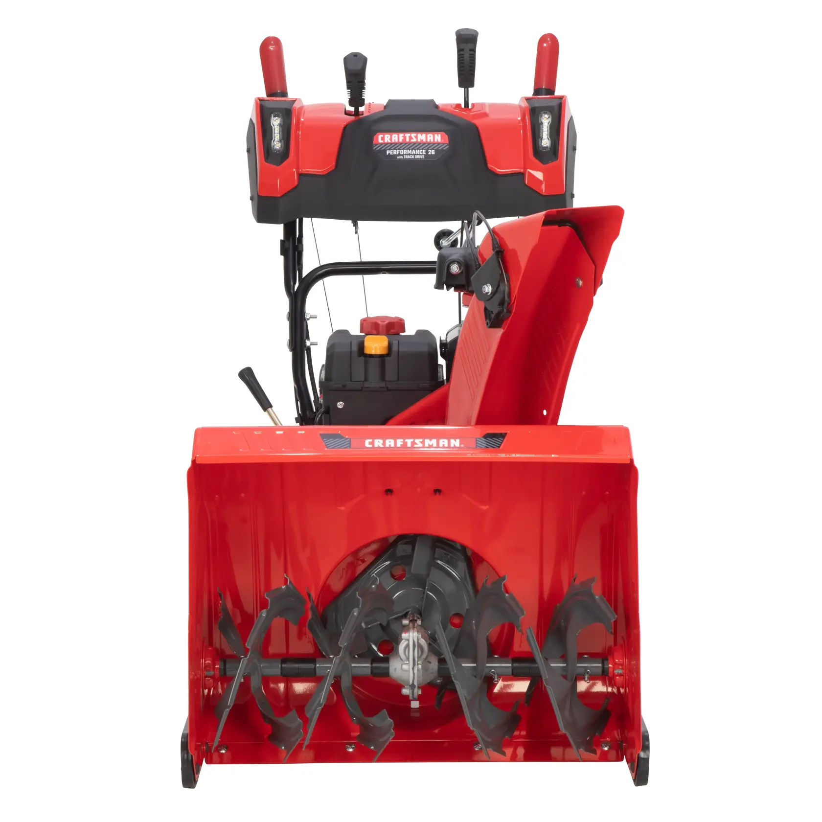 CRAFTSMAN Performance 26 Track Two-Stage Gas Snow Blower on white background.