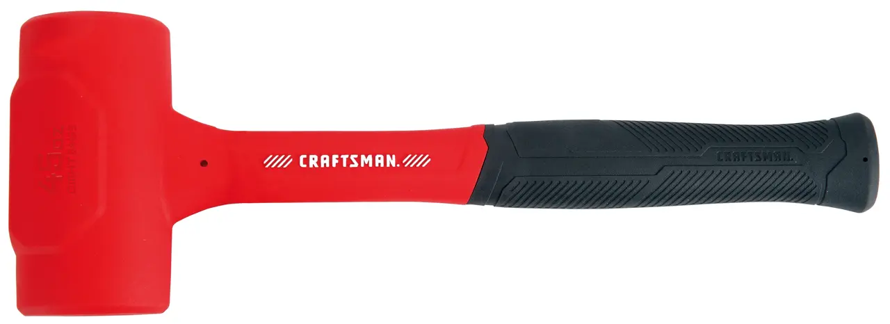 View of CRAFTSMAN Hammers: Dead Blow Hammers: Compocast on white background
