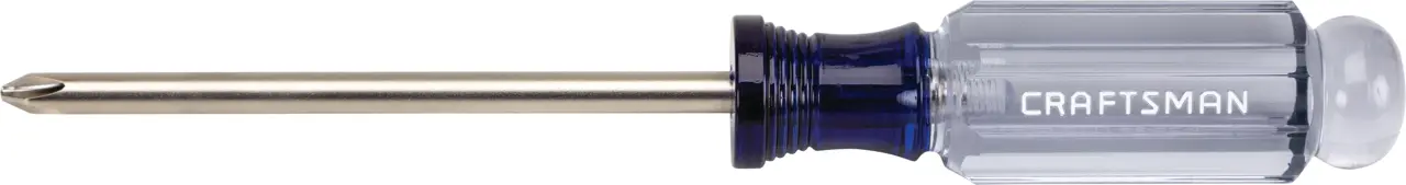 Craftsman Phillips screwdriver 947641 white background beauty shot side view.