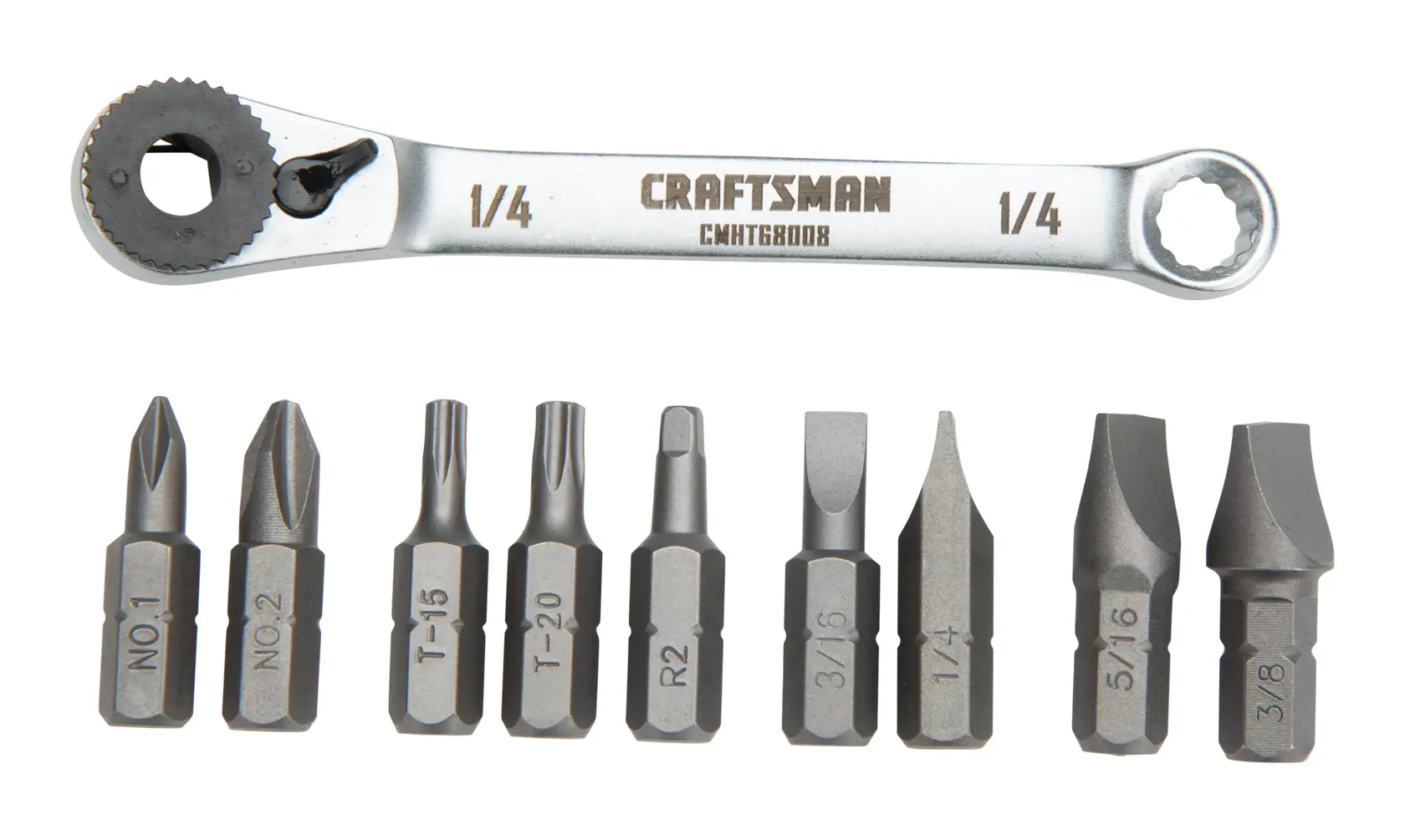 View of CRAFTSMAN Screwdrivers: Set on white background