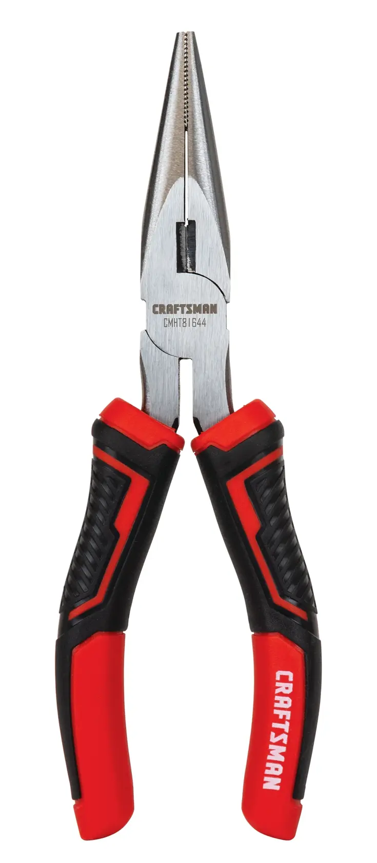 Craftsman long nose pliers CMHT81644 white background beauty shot front angle