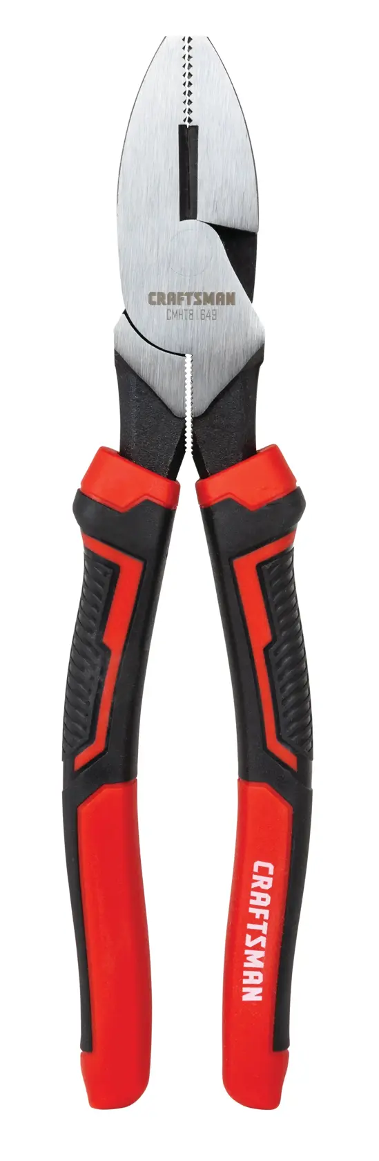 Craftsman lineman's pliers CMHT81649 white background beauty shot front angle