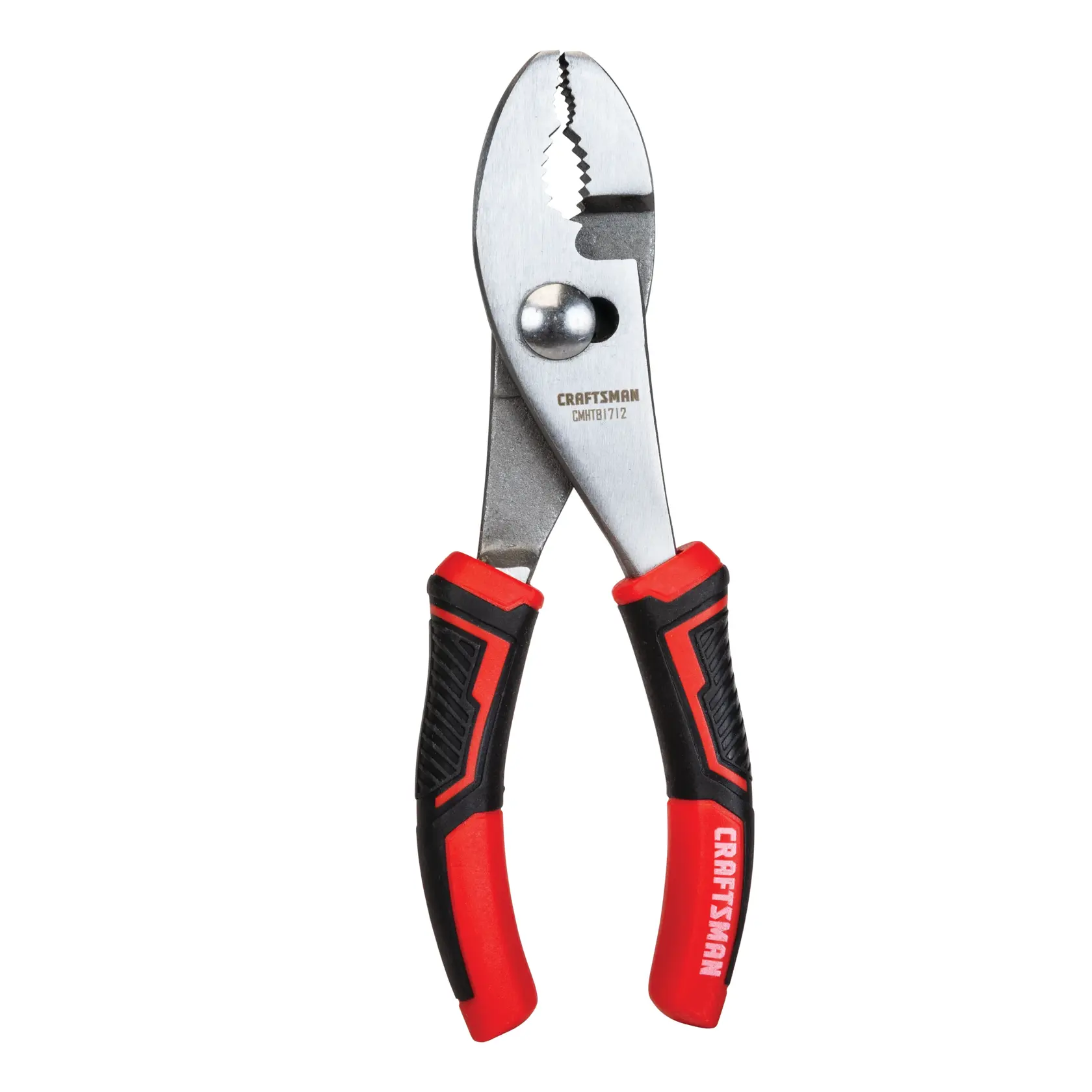 Craftsman slip joint pliers CMHT81712 white background beauty shot front angle