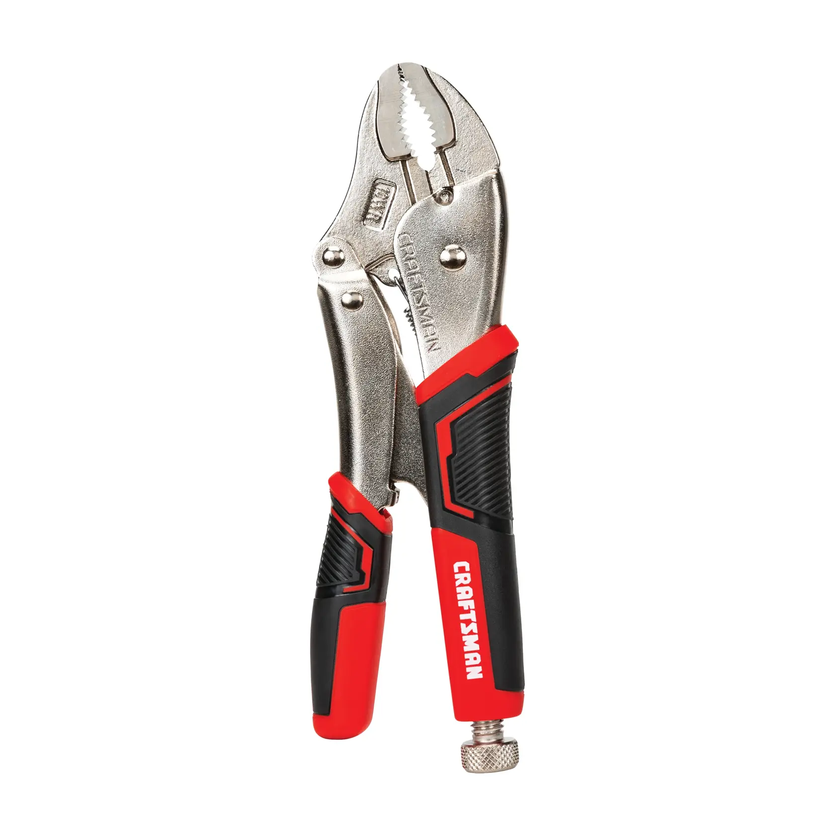 Craftsman locking pliers CMHT81725 white background beauty shot front angle